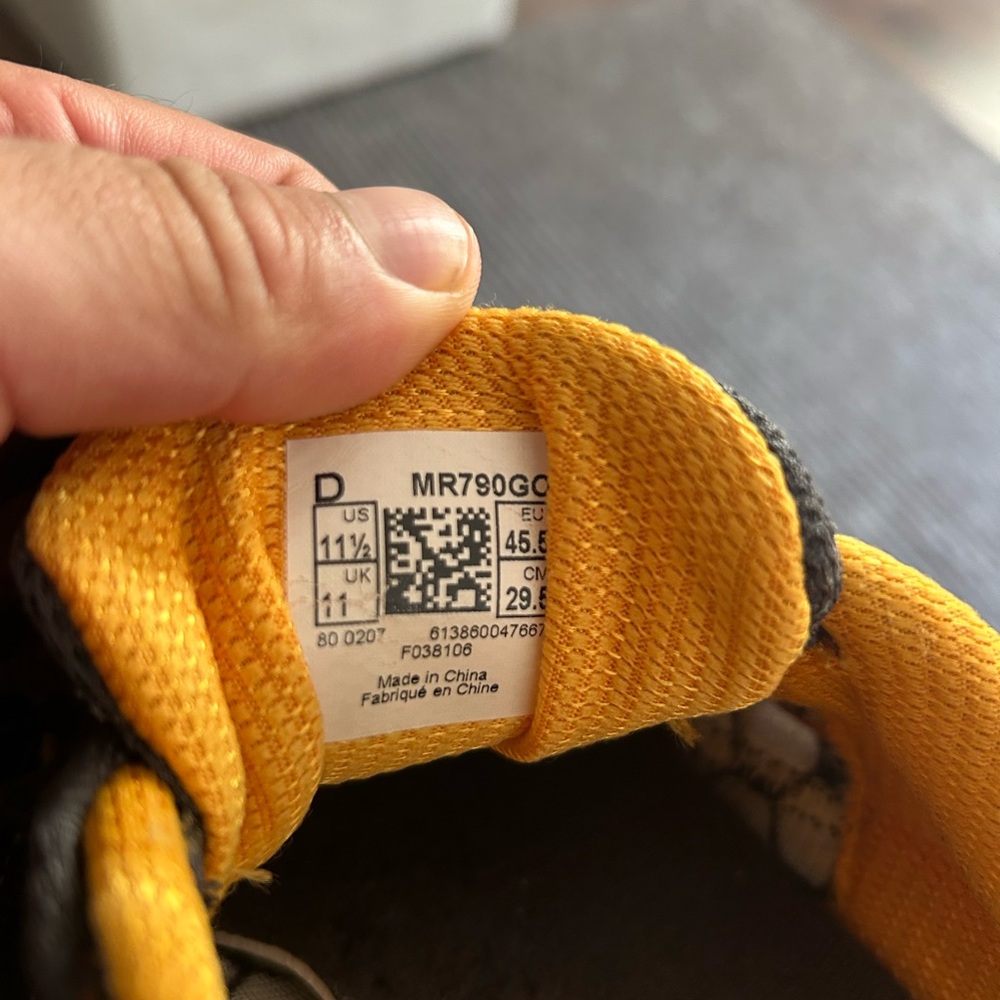 New Balance 790 Orange/Grey Trail Running Shoe - Picture 10 of 13